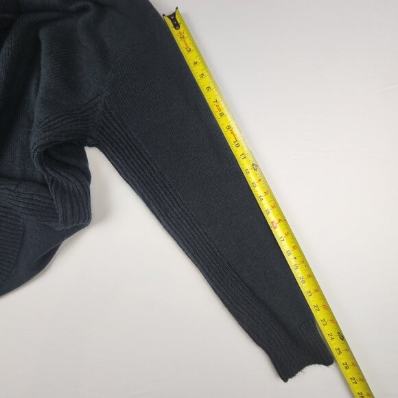 Britches XL Pullover Sweater Black 1/4 Zip Business Casual Dark Academia Warm - Picture 11 of 11